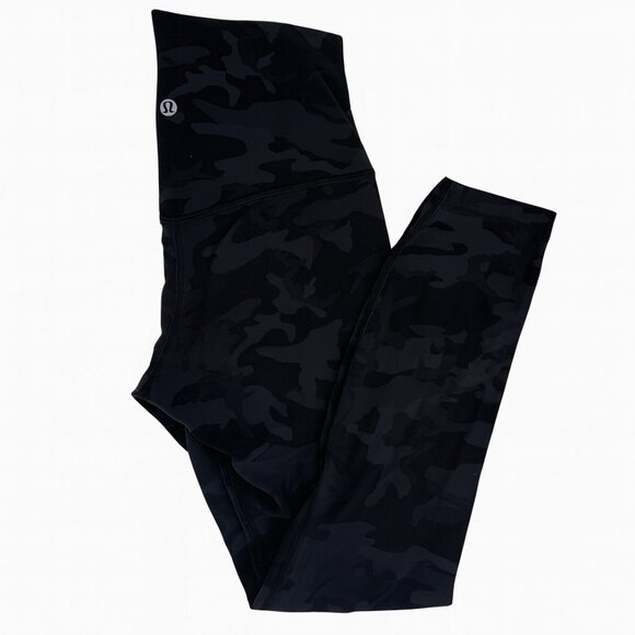 Lululemon Align High Rise Leggings Heritage 365 Camo Coal 25” Inseam Size 4 - Picture 1 of 5